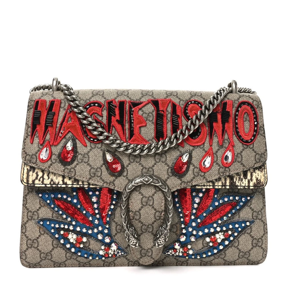 Rare Authentic Gucci Dionysus Python Embroidered … - image 1